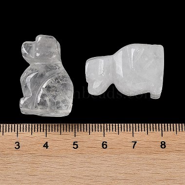 Natural Quartz Crystal Carved Healing Figurines(G-B062-03E)-4