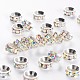 Brass Rhinestone Spacer Beads(RB-A020-7mm-28S)-1