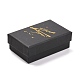 Boîtes d'emballage de bijoux en carton d'estampage à chaud(CON-B007-01D)-1