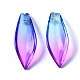 Two Tone Transparent Spray Painted Glass Pendants(GGLA-S054-015D-02)-3