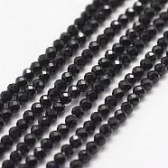 Natural Spinel Bead Strands, Faceted, Round, 2mm, Hole: 0.5mm, about 183pcs/strand, 15.6 inch(X-G-P279-78-2mm)
