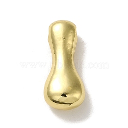 Rack Plating Brass Beads, Cadmium Free & Lead Free, Long-Lasting Plated, Real 18K Gold Plated, Letter I, 23.5x10x7mm, Hole: 2.5mm(KK-R158-17I-G)