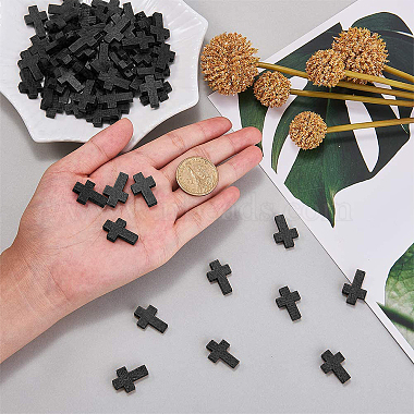 sunnyclue 200pcs pendentifs en bois(WOOD-SC0001-36A)-3