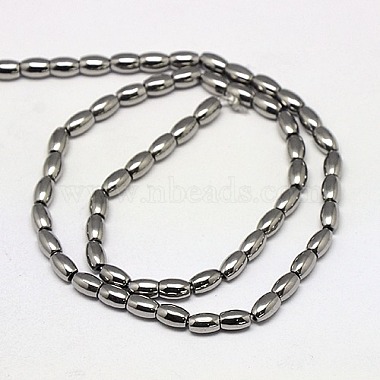 Electroplate Non-magnetic Synthetic Hematite Beads Strands(G-J168-5x3mm-01)-2