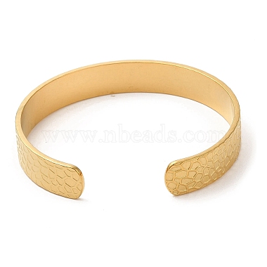 Ion Plating(IP) 304 Stainless Steel Bangles(BJEW-L682-024G)-2