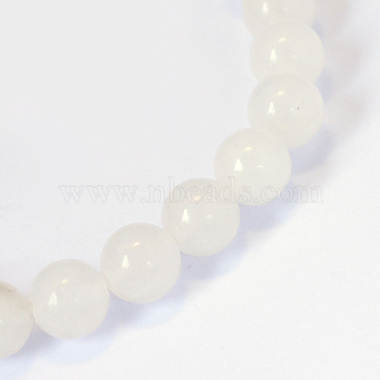 Natural White Jade Round Bead Strands(G-E334-8mm-13)-2