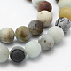 Natural Flower Amazonite Beads Strands(X-G-F518-24-8mm)-3