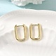 Brass Huggie Hoop Earrings(EJEW-G473-01G)-1