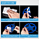 7 Sheets 7 Colors Star Plastic Self Adhesive Car Stickers(STIC-GA0001-13)-3