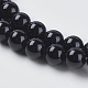 Natural Black Onyx Beads Strands(G-G591-6mm-06)-3