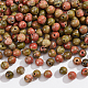 nbeads brins de perles rondes en unakite naturelle(G-NB0004-87A)-1