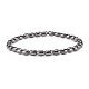 Synthetic Hematite Oval Beaded Stretch Bracelet(BJEW-JB07897-03)-1