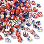 200Pcs Handmade Polymer Clay Beads, Mixed Color, 8.56~10x4~10mm, Hole: 1.8~2mm(CLAY-CJ0002-06)