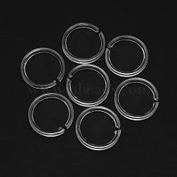 Plastic Circle Bracelet Display Holders, Ring, Clear, 0.75x5.05cm(BDIS-WH0006-003)