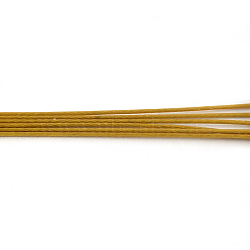 Tiger Tail Wire, Nylon-coated 201 Stainless Steel, Goldenrod, 18 Gauge, 1.0mm, about 984.25 Feet(300m)/1000g(TWIR-S002-1.0mm-15)