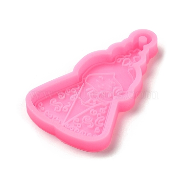 Mother's Day Mother Hug Baby Silicone Pendant Molds(AJEW-M221-03A)-4