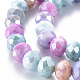 Opaque Baking Painted Glass Beads Strands(EGLA-N006-006I)-3