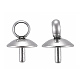 201 Stainless Steel Cup Pearl Peg Bails Pin Pendants(STAS-E030-5)-1