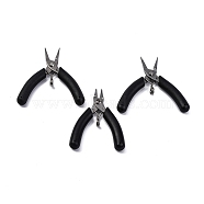 3Pcs Stainless Steel Jewelry Pliers Sets, Black, 8.8x9.8x1.2cm(PT-C002-01)