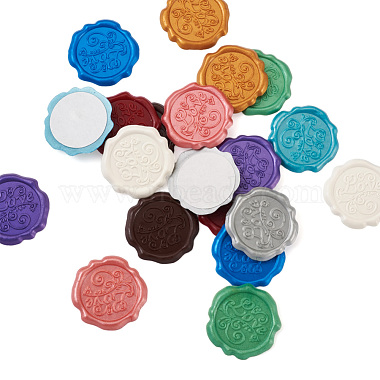 20шт 10 цвета клейкие наклейки сургучной печати(DIY-TA0003-46)-4