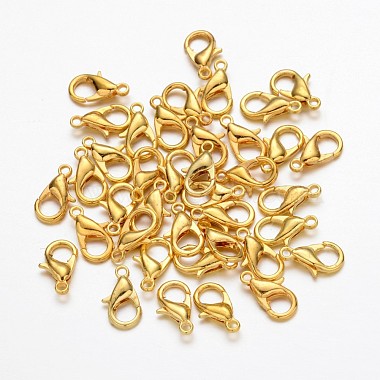 Zinc Alloy Lobster Claw Clasps(E102-G)-2