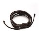 Adjustable Leather Cord Multi-Strand Bracelets(BJEW-M169-06)-2