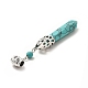 Synthetic Turquoise European Dangle Charms(FIND-C017-04B)-2
