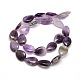 Brins de perles de pierres précieuses en forme de larme naturelle de style mixte(G-L242-M)-3