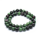 Natural Ruby in Zoisite Round Beads Strands(G-P331-02-10mm)-2