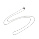 304 Stainless Steel Cable Chain Necklaces(NJEW-H433-1.4mm-03P)-1