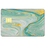 PVC Plastic Waterproof Card Stickers, Self-adhesion Card Skin for Bank Card Decor, Rectangle, Others, 186.3x137.3mm(DIY-WH0432-035)