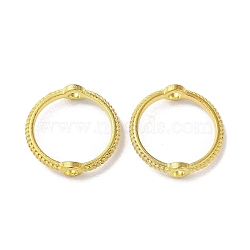 Alloy Bead Frames, Ring, Golden, 13x3mm, Hole: 1.6mm(FIND-E042-08G-02)