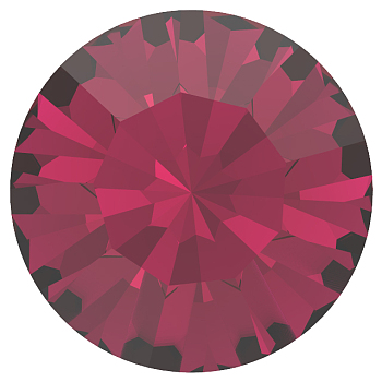 Preciosa&reg MAXIMA Crystal Round Stones, Czech Crystal, Dura Foiling, Round(431 11 615 Chaton), 90110 Ruby, SS6/PP13(1.9~2.1mm)