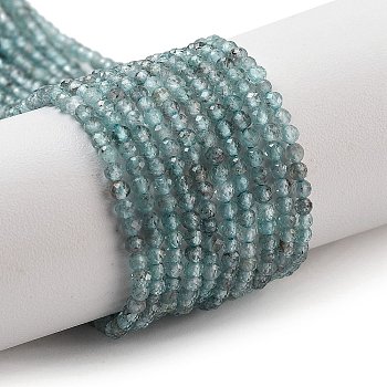 Natural Apatite Beads Strands, Faceted, Round, 2mm, Hole: 0.6mm, about 191pcs/strand, 14.96''(38cm)