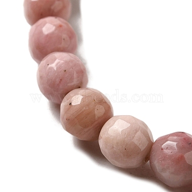 bracelet extensible en perles rondes en rhodonite naturelle pour femme(BJEW-D446-F-27)-2