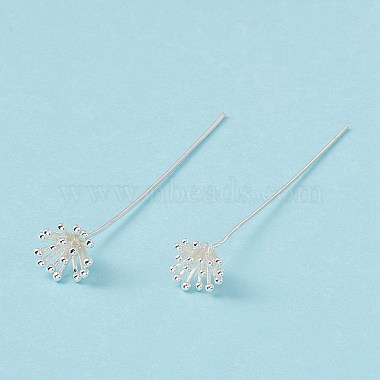 Brass Flower Head Pins(KK-G413-03S)-3
