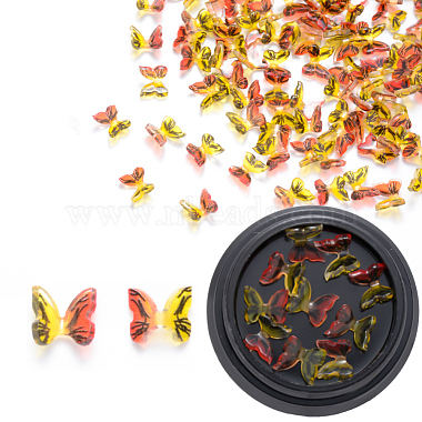 Yellow Butterfly Resin