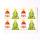 Christmas Tree Pattern DIY Label Paster Picture Stickers(AJEW-L053-09)-1