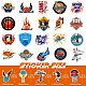 50Pcs Basketball Themed PVC Self-Adhesive Stickers(PW-WG86843-01)-3