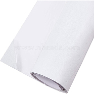 Self-adhesive Felt Fabric, DIY Crafts, White, 40x0.1cm, about 2m/roll(DIY-WH0146-04D)