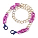 Personalized Aluminium & Acrylic Chain Necklaces(NJEW-JN02911-04)-1