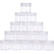 Transparent Plastic Bead Containers, Column, Clear, 5x4.3cm, 18pcs/set(PH-CON-WH0028-01B)