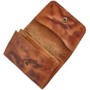 Leather Change Purse, Small Wallet, with Snap Button, Peru, 11x7.6x1.5cm(AJEW-WH0317-29A)