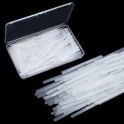 AHADEMAKER 300Pcs Nylon Boning Corset Strips, Lingerie Bra Wedding Dress Sewing Accessories, WhiteSmoke, 70x4.5x1mm(DIY-GA0003-96)