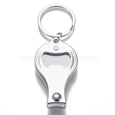 Iron Nail Clippers and Bottle Opener(AJEW-I045-02P)-2