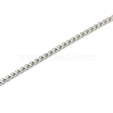 304 Stainless Steel Venetian Chain Necklace Making(STAS-A028-N032P)-2