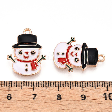 Christmas Theme Alloy Enamel Pendants(ENAM-N056-403F)-3