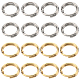 400Pcs 2 Colors 304 Stainless Steel Split Rings(STAS-SC0005-99)-1