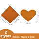 16Pcs 16 Style PU Imitation Leather Bookmarks(FIND-GL0001-38)-2