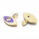 Brass Cubic Zirconia Pendants(ZIRC-T014-035G-NF)-3